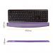 Fellowes Crystal Gel Keyboard Wrist Rest Purple 9143703 34829FE