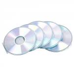Fellowes CD Case Round Slim Clear (Pack 5) 9834201 35004FE