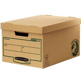 Fellowes Bankers Box Earth Series Large Storage Box Board Brown (Pack 10) 4470701 35095FE