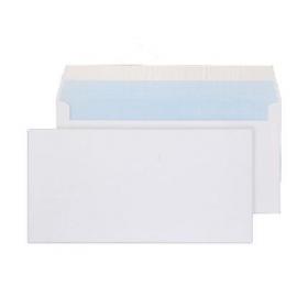 Blake Everyday Envelopes DL White Wallet Plain Peel and Seal 100gsm 110x220mm (Pack 50) - 23882/50 PR 35134BL