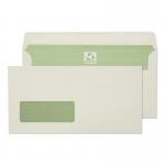 Blake Environmental Envelopes DL Natural White Wallet Window Self Seal 90gsm 110x220mm (Pack 500) - RE4360 35736BL