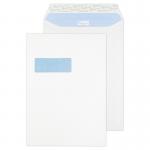 Blake Premium Office Envelopes C4 Ultra White Wove Pocket Window Peel and Seal 120gsm 324x229mm (Pack 250) - 36116 35806BL