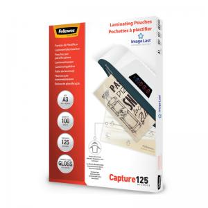 Fellowes Laminating Pouch A3 2x125 Micron Gloss Pack 100 5307506