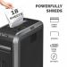 Fellowes Powershred 125i Strip Cut Shredder 53 Litre 18 Sheet BlackGrey 4613101 36355FE