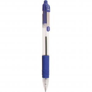Zebra Z-Grip Retractable Ballpoint Pen 1.0mm Tip Blue Pack 12 - 22220