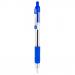 Zebra Z-Grip Retractable Ballpoint Pen 1.0mm Tip Blue (Pack 12) - 22220 36450ZB