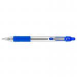 Zebra Z-Grip Retractable Ballpoint Pen 1.0mm Tip Blue (Pack 12) - 22220 36450ZB