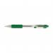 Zebra Z-Grip Retractable Ballpoint 1.0mm Tip Green (Pack 12) - 22240 36464ZB