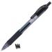 Zebra Sarasa Retractable Gel Rollerball Pen 0.7mm Tip 0.5mm Line Black (Pack 12) - 46810 36590ZB