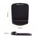 Fellowes PlushTouch Mouse Pad Wrist Rest Black 9252003 36600FE