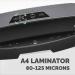 Fellowes Calibre A4 Laminator BlackSilver 5740801 36635FE