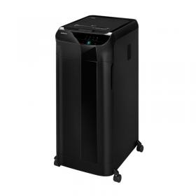 Fellowes AutoMax 550C Cross Cut Shredder 83 Litre 550 Sheet Automatic14 Sheet Manual Black 4963101 36698FE