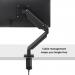 Fellowes Platinum Series Single Monitor Arm Black 8043301 36705FE