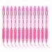 Zebra Z-Grip Smooth Rectractable Ballpoint Pen 1.0mm Tip Pink (Pack 12) - 22567 36716ZB