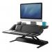 Fellowes Lotus DX Sit Stand Workstation Black 8081001 36768FE