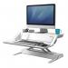 Fellowes Lotus DX Sit Stand Workstation White 8081101 36775FE