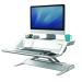 Fellowes Lotus DX Sit Stand Workstation White 8081101 36775FE