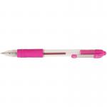 Zebra Z-Grip Retractable Ballpoint Pen 1.0mm Tip Pink (Pack 12) - 22270 36975ZB