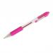 Zebra Z-Grip Retractable Ballpoint Pen 1.0mm Tip Pink (Pack 12) - 22270 36975ZB