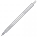 Zebra FX-MD Metal Detectable Retractable Ballpoint Pen Silver Barrel Black Ink 37129ZB