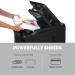 Fellowes AutoMax 600M Micro Cut Shredder 83 Litre 600 Sheet Automatic14 Sheet Manual Black 4657401 37132FE