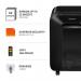 Fellowes Powershred LX201 Micro Cut Shredder 22 Litre 12 Sheet Black 5160001 37139FE