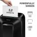 Fellowes Powershred LX201 Micro Cut Shredder 22 Litre 12 Sheet Black 5160001 37139FE