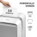 Fellowes Powershred LX211 Micro Cut Shredder 23 Litre 15 Sheet White 5050301 37160FE