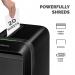 Fellowes Powershred LX221 Micro Cut Shredder 30 Litre 15 Sheet Black 5050401 37167FE