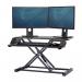 Fellowes Corvisio Sit Stand Workstation Black 8091001 37216FE