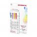 Zebra Mildliner Double Ended Brush Pen Assorted Deep and Warm (Pack 5) - 2693 37220ZB