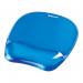 Fellowes Crystal Gel Mouse Pad and Wrist Rest Blue 9114120 37223FE