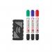 Zebra Double Ended Whiteboard Marker Assorted (Pack 3) with Magnetic Eraser - 2719 37227ZB