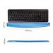 Fellowes Crystal Gel Keyboard Wrist Rest Blue 9113709 37272FE