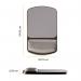 Fellowes Height Adjustable Premium Gel Mouse Pad and Wrist Rest Graphite 9374001 37279FE