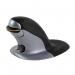 Fellowes Penguin Ambidextrous Vertical Mouse Wireless Large BlackSilver 9894501 37300FE