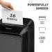 Fellowes Powershred LX210 Mini Cut Shredder 23 Litre 16 Sheet Black 5502501 37356FE