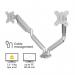 Fellowes Platinum Series Dual Monitor Arm Silver - 8056501 37419FE