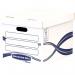 ValueX Storage Box Board White and Blue (Pack 10) - 4460801 37433FE