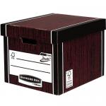 Fellowes Premium Tall Archive Box Woodgrain (Pack 5) 7260520 37566FE