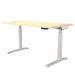 Fellowes Levado Height Adjustable Desk Maple 1200mm 9787101 37748FE