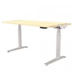 Fellowes Levado Height Adjustable Desk Maple 1200mm 9787101 37748FE