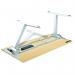 Fellowes Levado Height Adjustable Desk Maple 1400mm 9709301 37755FE