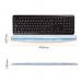 Fellowes Sandy Beach Keyboard Wrist Support 9179401 37839FE