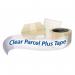 Sellotape Parcel Plus Polypropylene Waterproof Extra Strong Packaging Tape 50mm x 66m Clear (Pack 6) - 2862941 38000HK