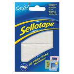 Sellotape 56 Sticky Fixers Permanent Double Sided Pads - 1445423 38168HK