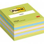 Post-it Notes Cube 76x76mm 450 Sheets Neon GreenBlue 2028 NB - 7100172387 38312MM