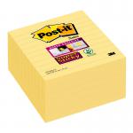 Post-it Super Sticky XL Notes 101x101mm Ruled 90 Sheets Canary Yellow (Pack 6) 675-SS6CY - 7100234642 38459MM