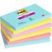 Post-It Super Sticky Notes 76x127mm 90 Sheets Cosmic Colours (Pack 6) 7100242784 38564MM