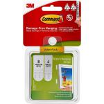 3M Command 8 Medium and 4 Small Picture Hanging Strips Value Pack White (Pack 12) 17203 - 7100235893 38725MM